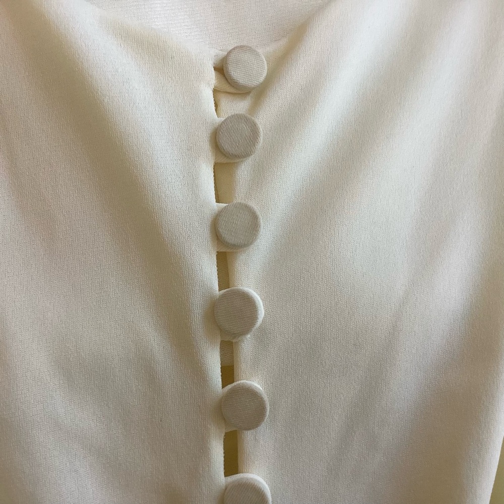 Vintage Blanche by Ralph Montenegro House Dress Butter Yellow S - Picture 6 of 11
